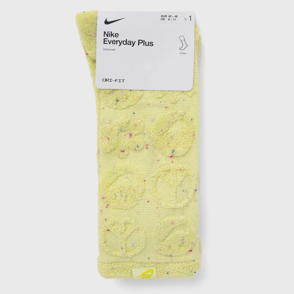 Nike Smiley Face Flower Peace Sign Socks